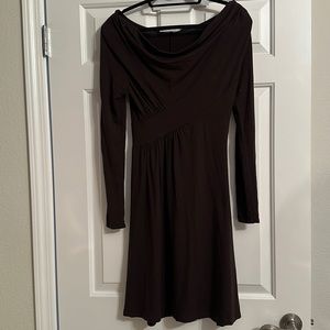 EUC Northland Brown dress cowl neck long sleeve size M/L